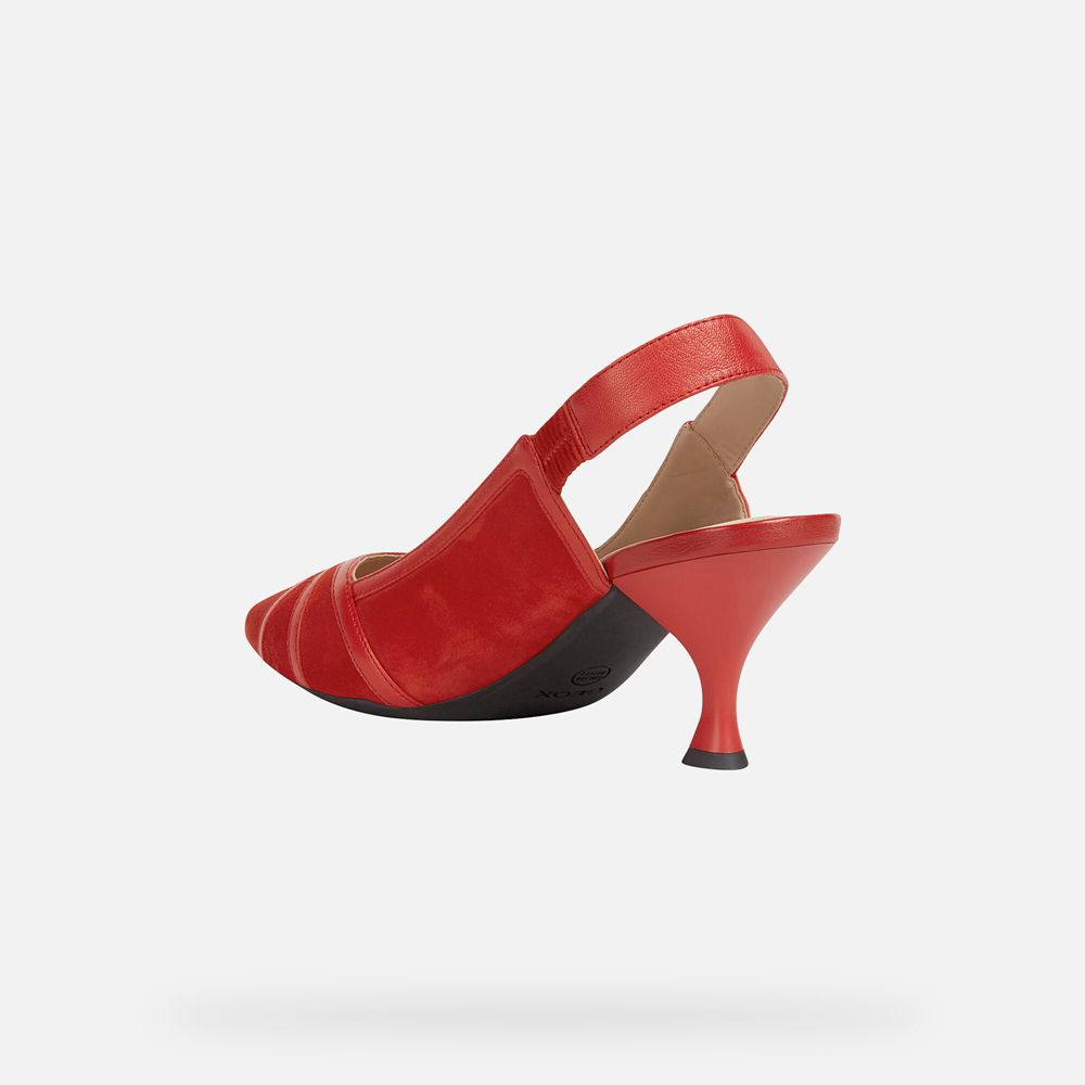 Escarpins Geox Elisangel - Rouge - Femme 039462-AOI